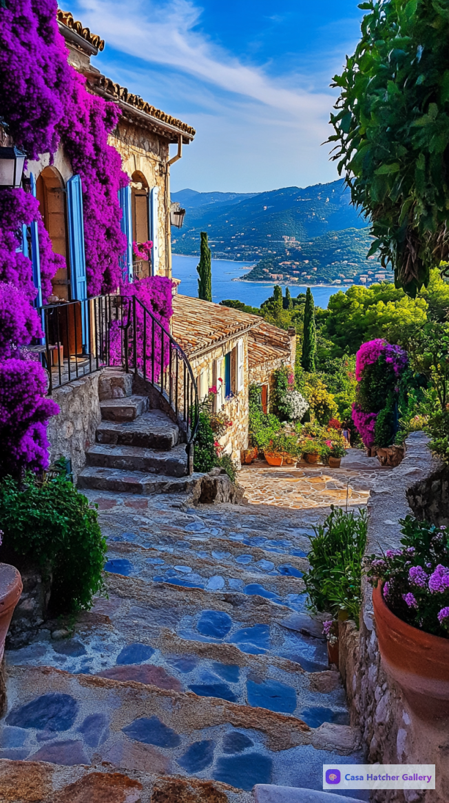 Charming Mediterranean Pathway