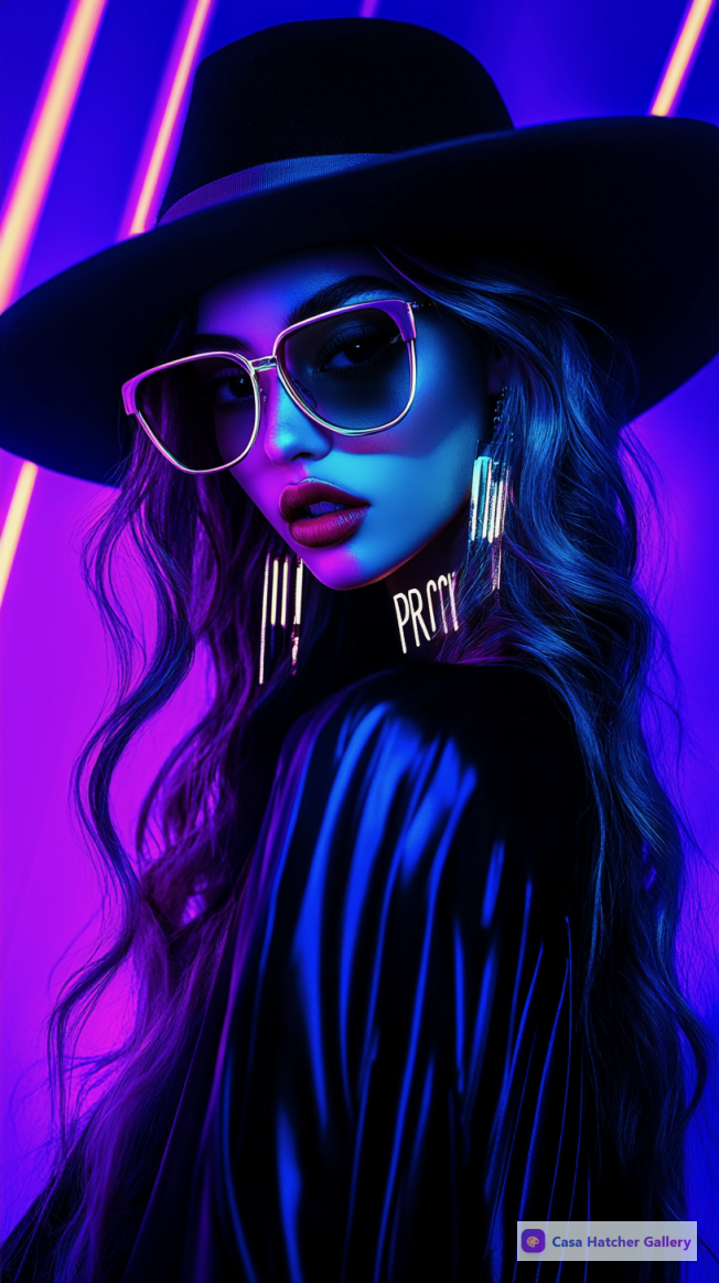 Neon Noir Glamour