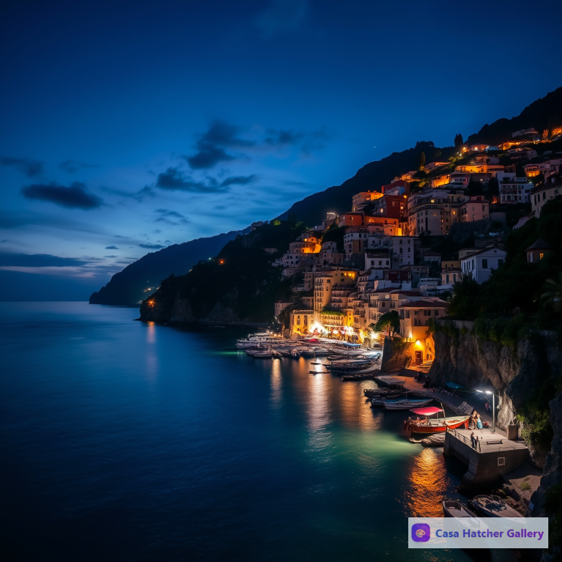 Evening Enchantment in Positano